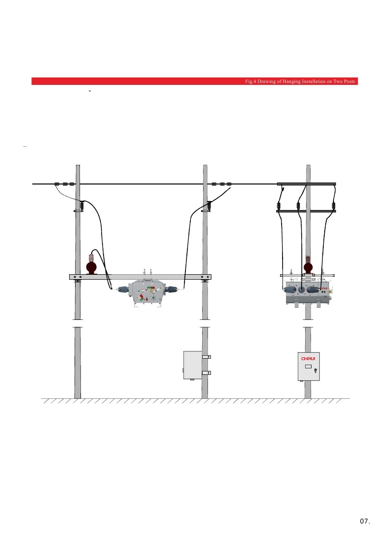 Zw20f-12e Series Vacuum Circuit Breaker Outdoor Type