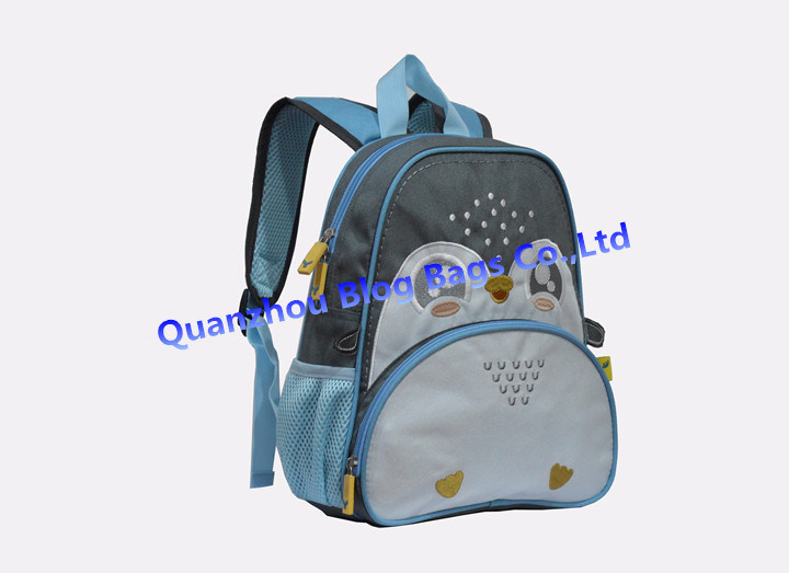 Mini Cartoon Animal Owl Little Girls School Bags Kids Travel Rolling Backpacks for Preschool