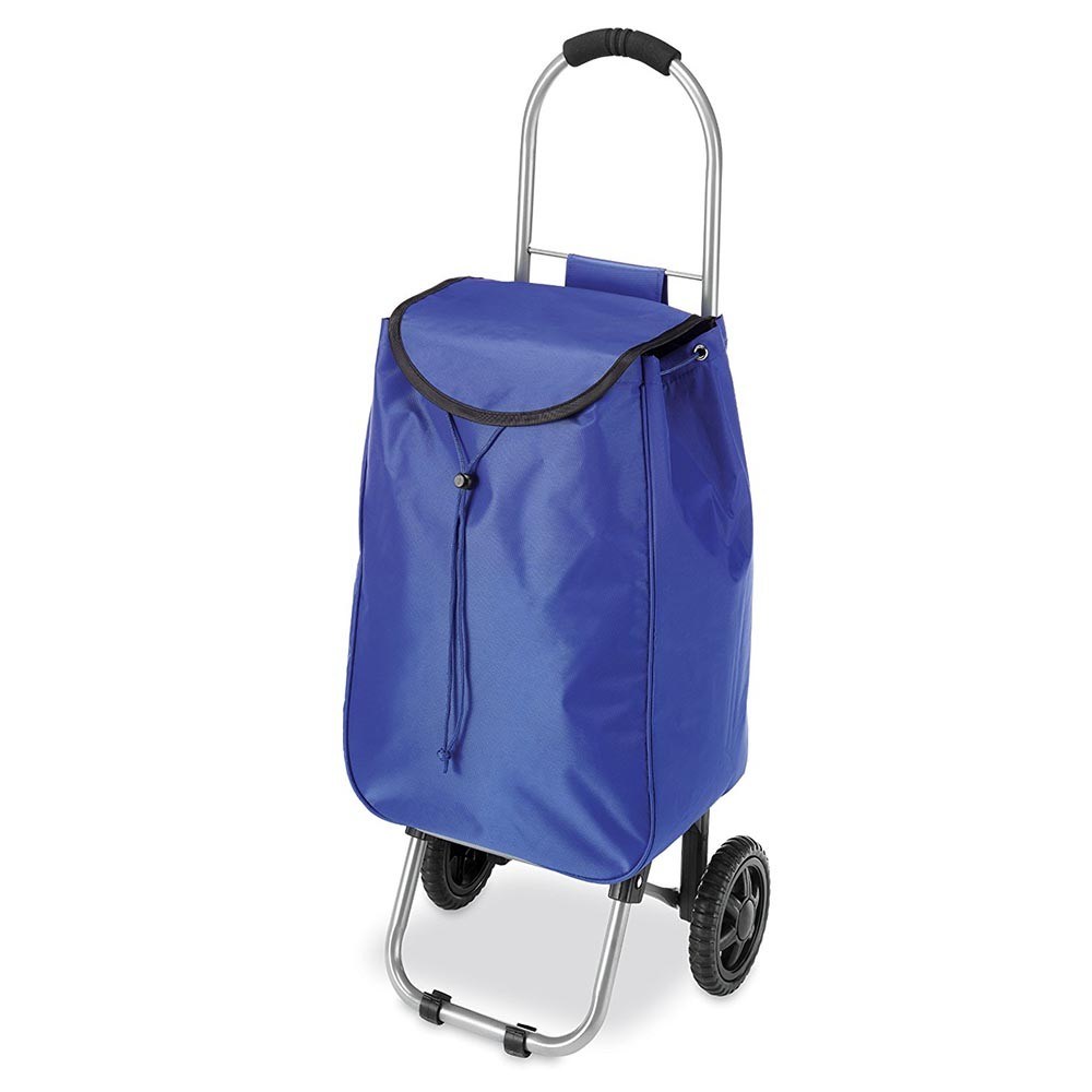 Foldable Supermarket Pull Roiling Trolley Wheel Shopping Cart Bag