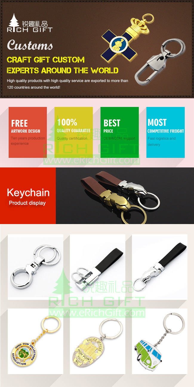 Manufacture Custom Fashion Trolley Token/Leather/PVC/Holder/Acrylic/Metal Car Logo Keychain/Bottle Opener Keyring for Promotional Gifts