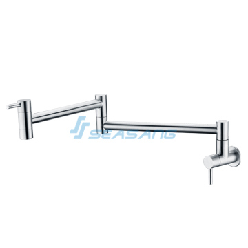 Stainless Steel Pot Filler Kitchen Cold Water Wall Mounted Faucet