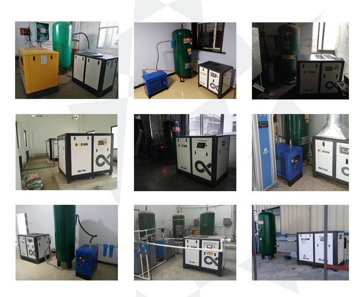 11kw Oil Free Rotary Screw Air Compressor