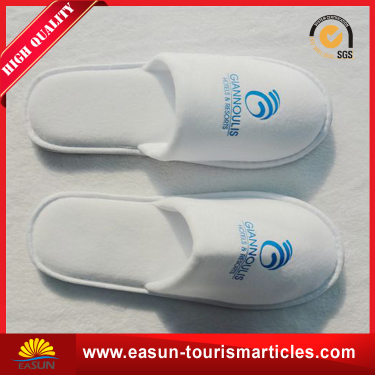 Best Price Custom Embroidery Logo Hotel Slippers