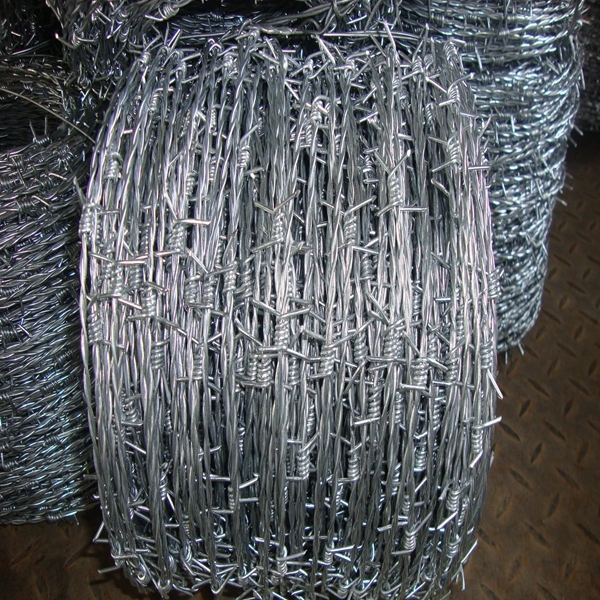 Galvanized / PVC Coated Barbed Wire