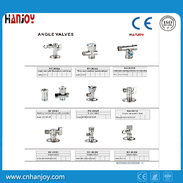 Brass Body Water Angle Valve with Filter(NV-3011)