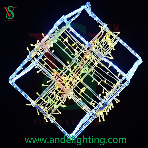 LED 3D Umbrella Motif Light for Holiday Decoration