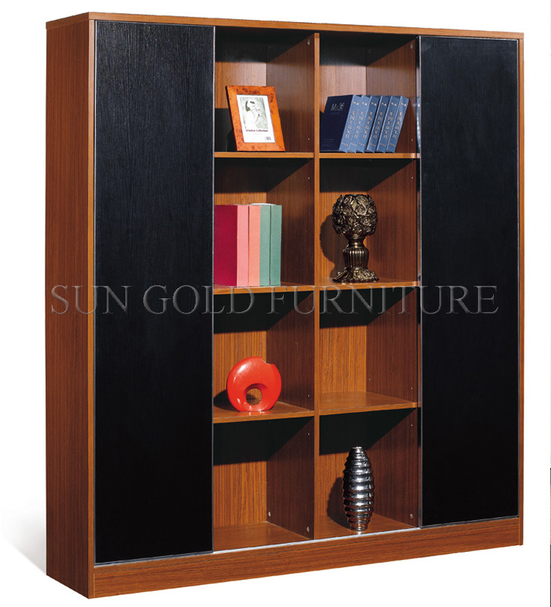 Wood Filing Cabinet with Small Drawer Book Shelf Cabinet (SZ-FCT609)
