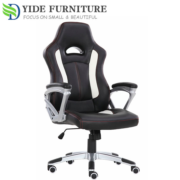 Heavy Duty Black Leather Computer Anji Office Chair