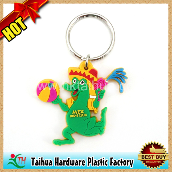 Promotion Custom Rubber PVC Keychains (TH-9104)