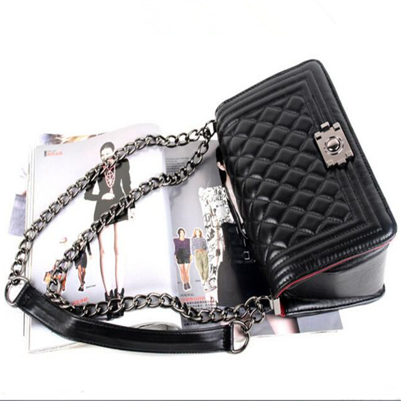 Sling Shoulder Bag Women Bag Mini Lattice Chain Bag (GB#CE0610#)