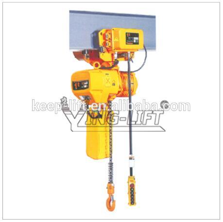 Motor Trolley Type Electric Chain Hoist with Hook Block