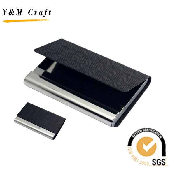 High Quality Top Grade Metal Leather Name Card Holder