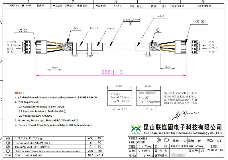 OEM ODM LCD Display Screen Lvds Line