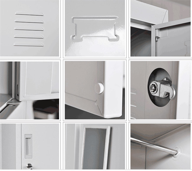Commercial Use Metal 6 Door Mesh Door Locker with Lock