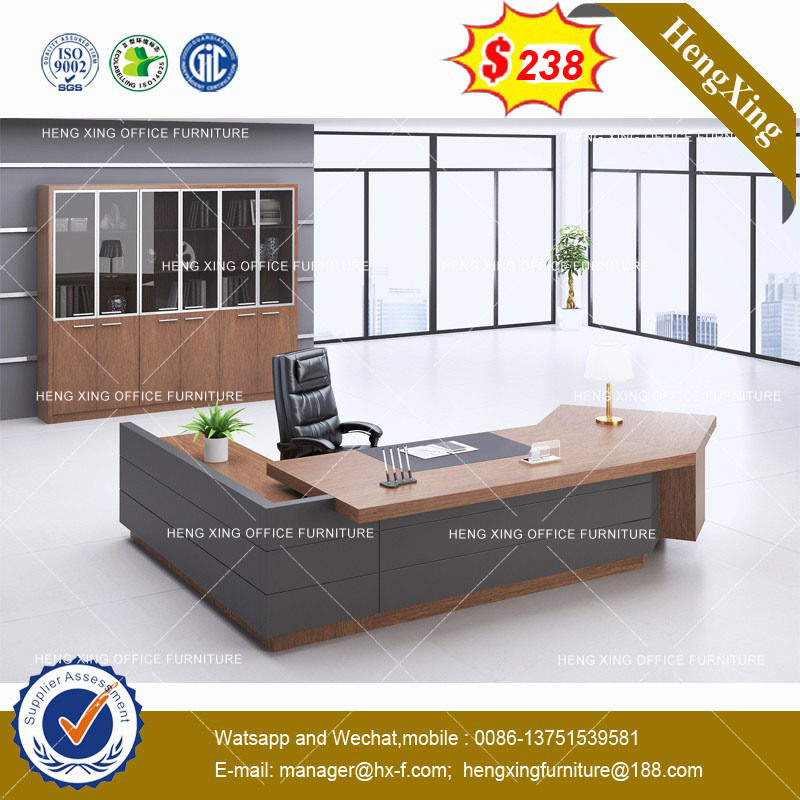 Modern Simple Laptop Stand Wooden Furniture Manager Office Executive Desk (HX-8NE019)