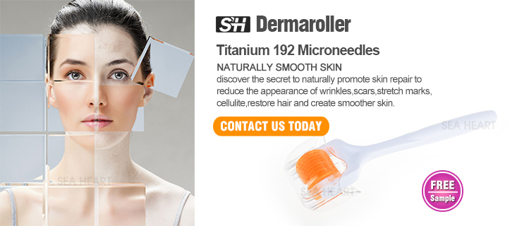 New 192 Titanium Stainless Steel Derma Skin Roller