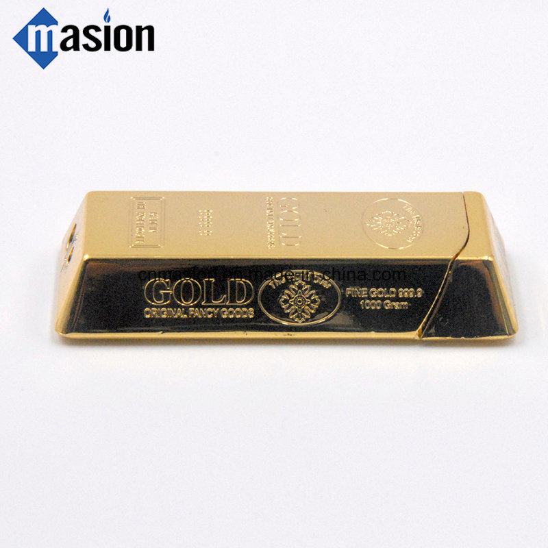 Gold Brick Shape Gas Cigarette Lighter (TL-4)