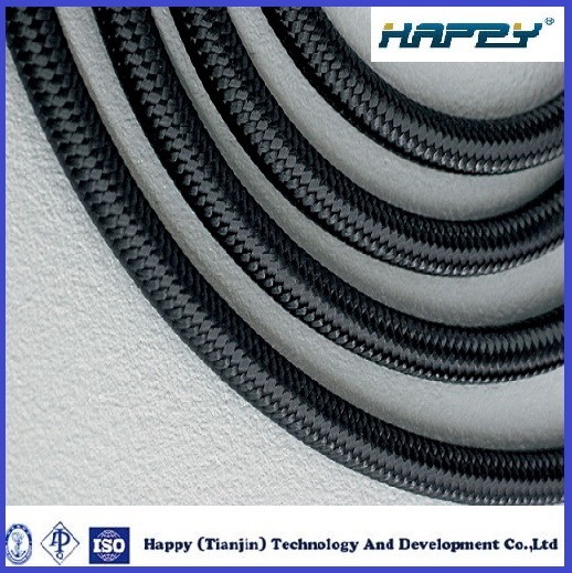 Single Wire Braid Textile Covered Hydraulic Hose SAE R5