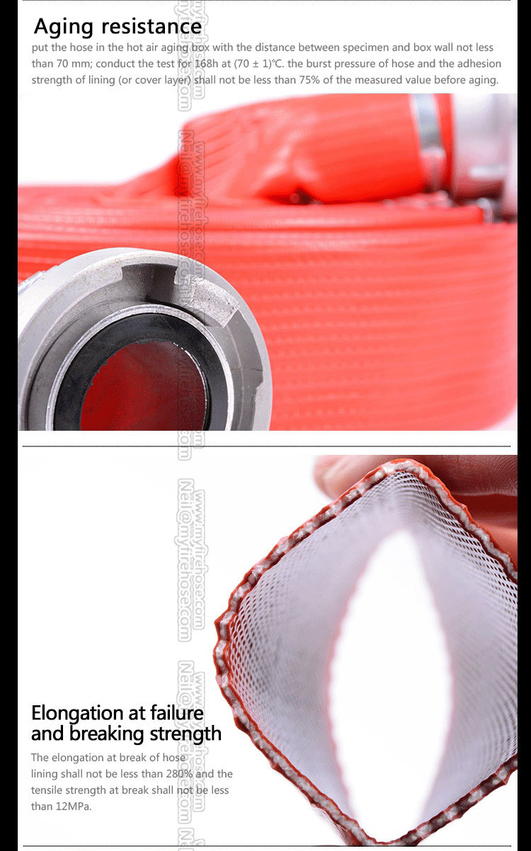 Export-Oriented PVC Lined Fabric Durable Fire Flexible Hose