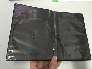 Single /Double Side Black DVD Box 14mm DVD Case