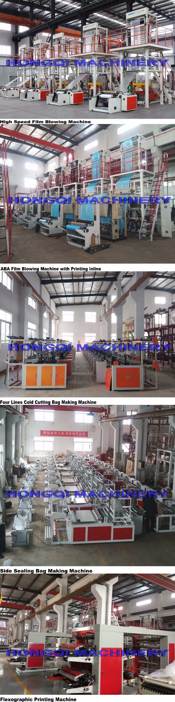 Automatic Ribbon Through Rolling Bag Making Machine