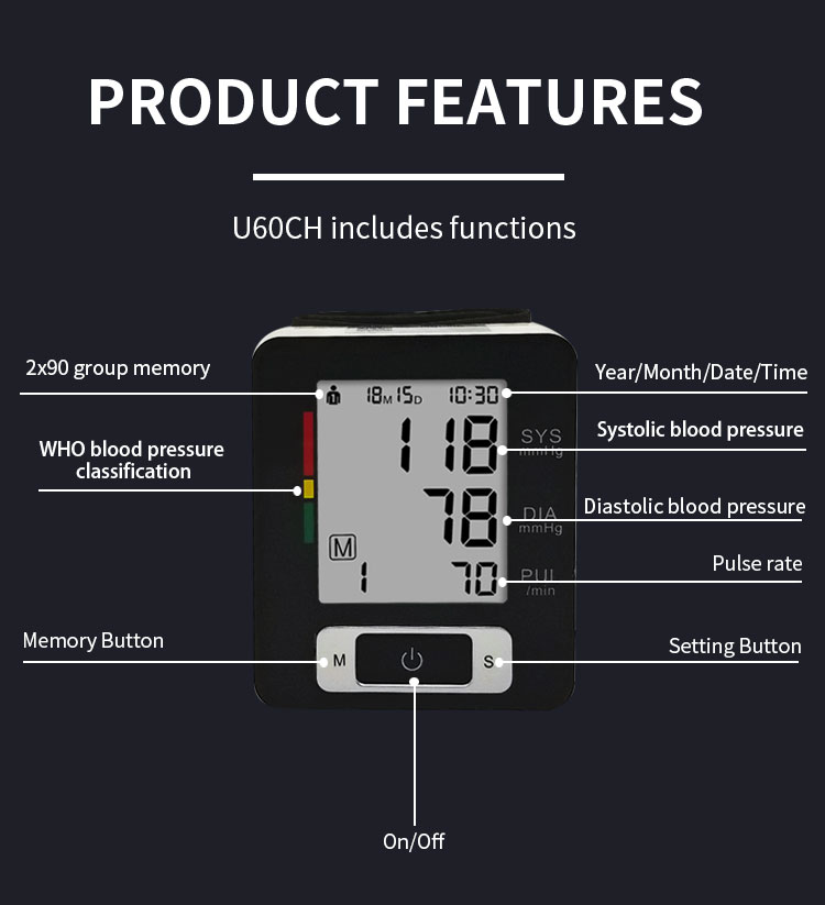 FDA Approved Digital Blood Pressure Monitor FDA Approved Digital Blood Pressure Monitor