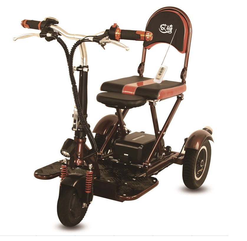 Folding Anti-Aging Steel Electric Wheelchair