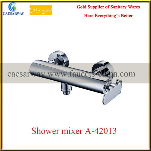 Chrome Plated Deck Mounted Sink Faucet Mixer