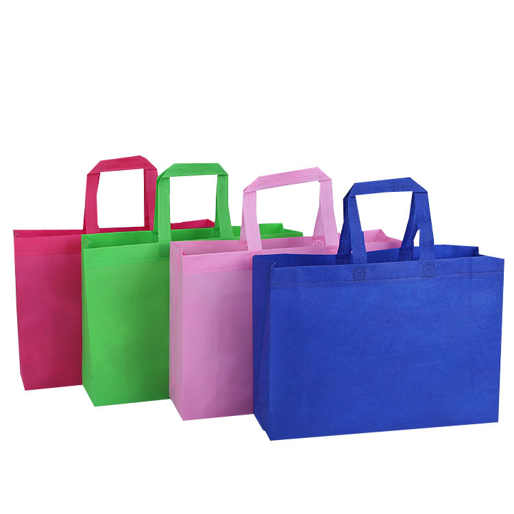 Silkscreen Printing Nonwoven Recyle Shopping Tote Bag with Customized Brand
