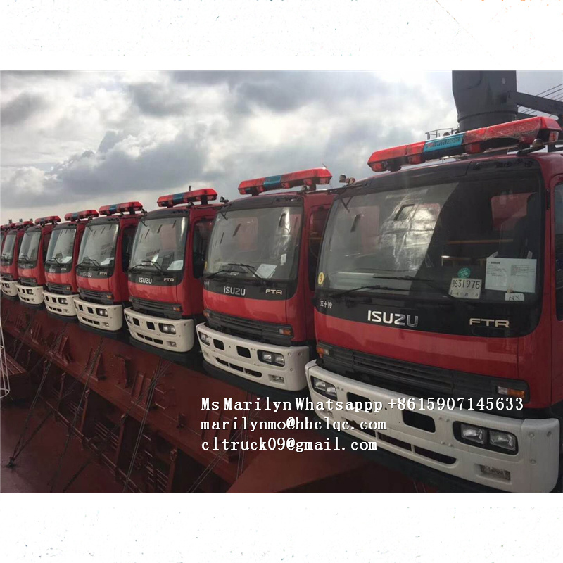 Isuzu Ftr Chassis Fire Fight Truck Good Quality 6000L Isuzu Fire Truck for Sale Japanese Fire Trucks