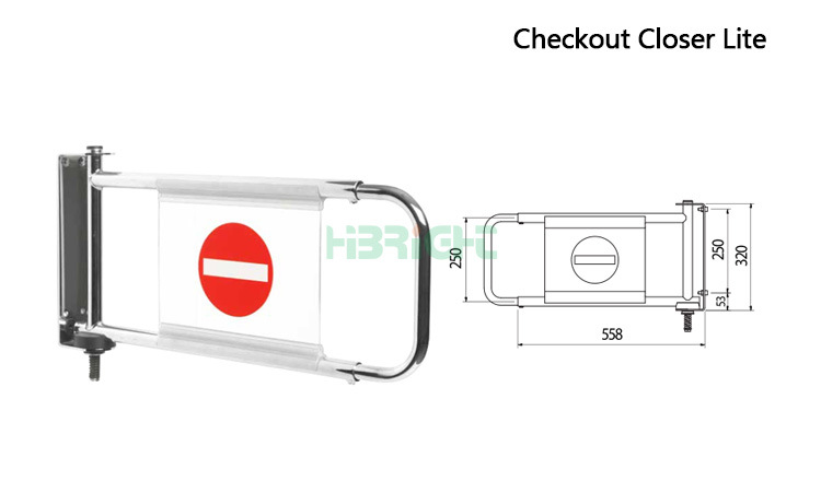 Supermarket Turnstile Machenical Swing Gate