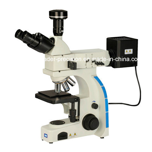 Laboratory Instrument Upright Trinocular Metallurgical Microscope (LM-302)