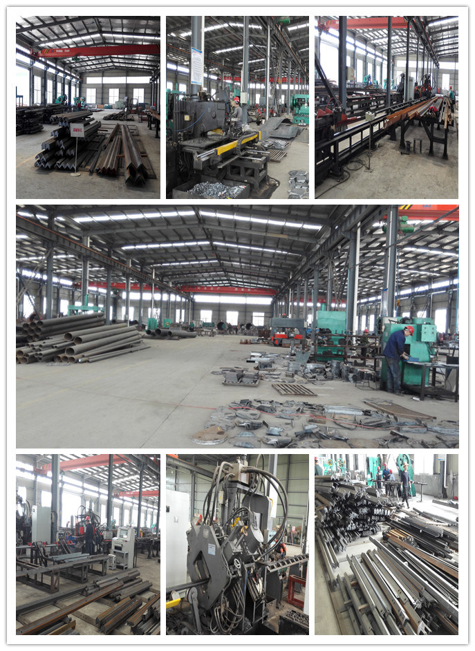 Small Floor Area Large Bearing Load Transmission Steel Electrical Pole