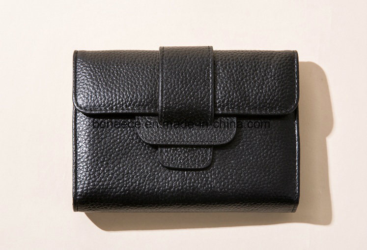 Business Credit Card Holder Smart Purse Leather Coin Holder Wallet