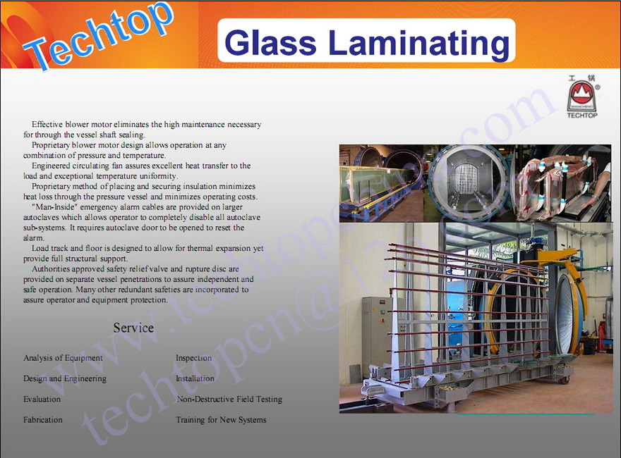 2500X5000 Autoclave for Glass Laminating
