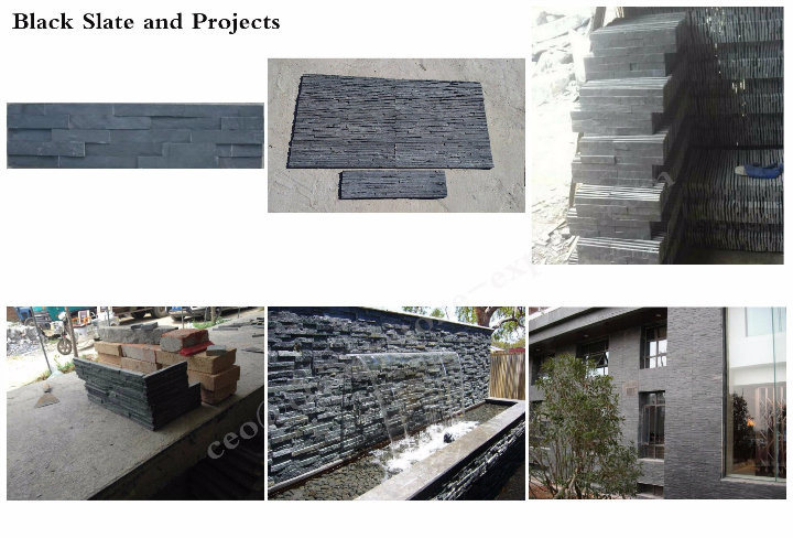 Natural Black/Grey/Green/Tumbled/Crazy/Roofing/Irregular Shape Stone Slate for Paving/Flooring/Wall Cladding Decoration