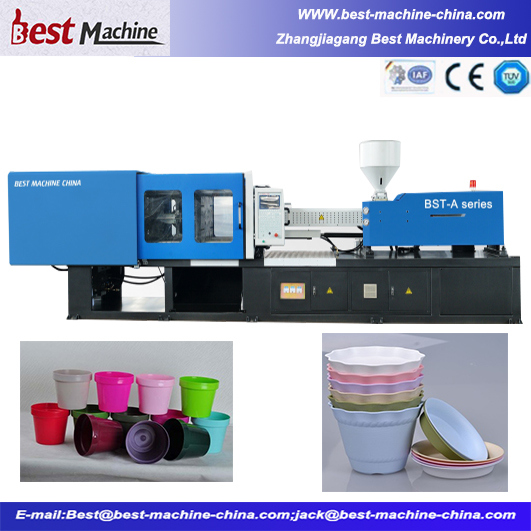 High Hardness Plastic Flower Pot Injection Moulding Making Machine Price in China