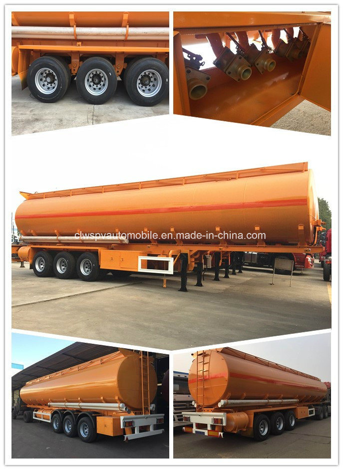 45000 Liters Oil Tanker Trailer BPW Tri-Alxe Fuel Tank Truck Trailer