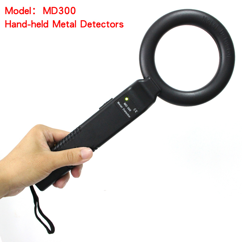 High Sensitivity Audio and Vibrator Alarm MD-300 Security Metal Detector Scanner Handheld Metal Detector