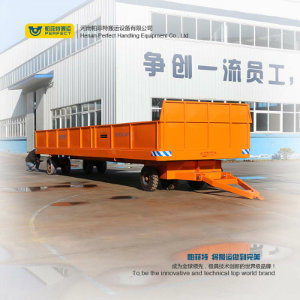 High Quality Bxc-25t Die Rail Conveyer Cement Floor Steerable Bogie