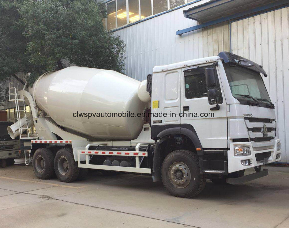 High Quality HOWO 10 Wheels Cement Tanker 10m3 Concrete Drum Mixer Truck