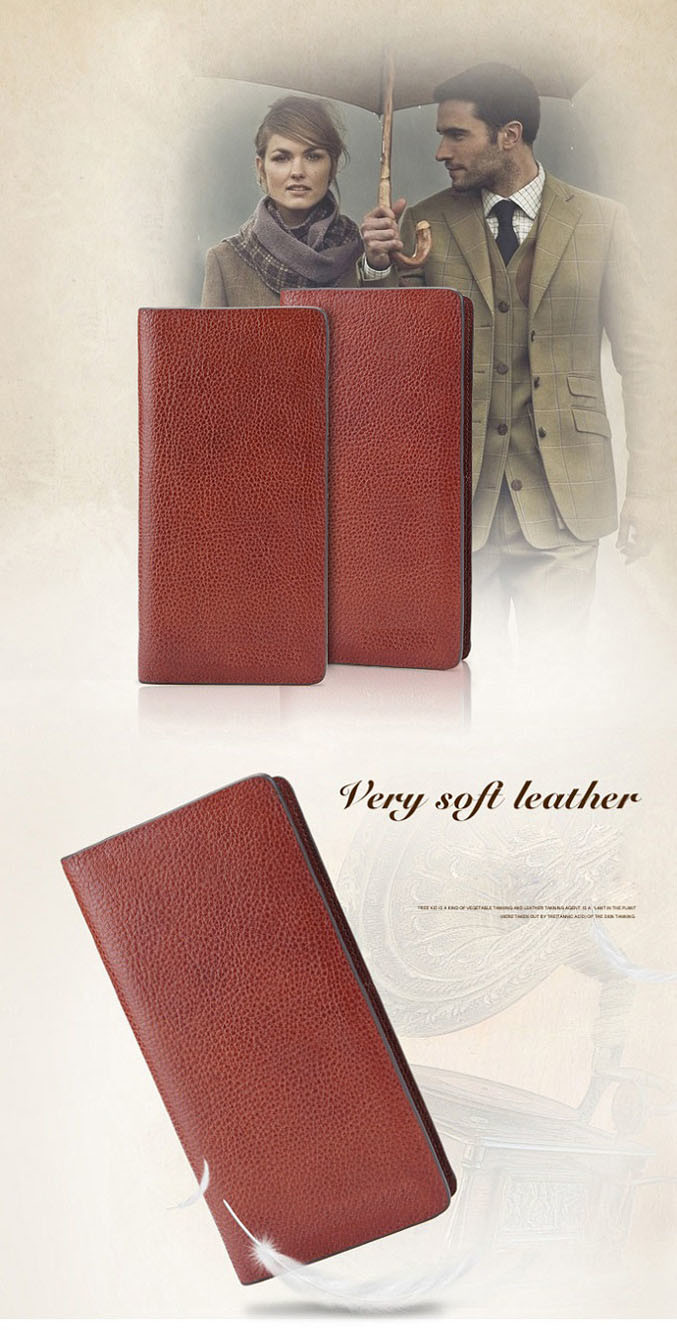 Factory Supply Cheap Price Custom Logo Genuine Leather Mens Wallets