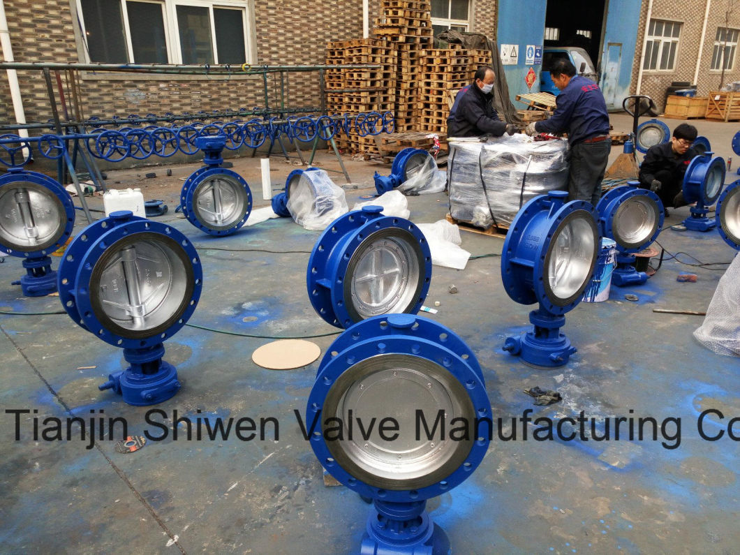 Hard/Metal Seal Triple Eccentric/Offset Butterfly Valve with Gear