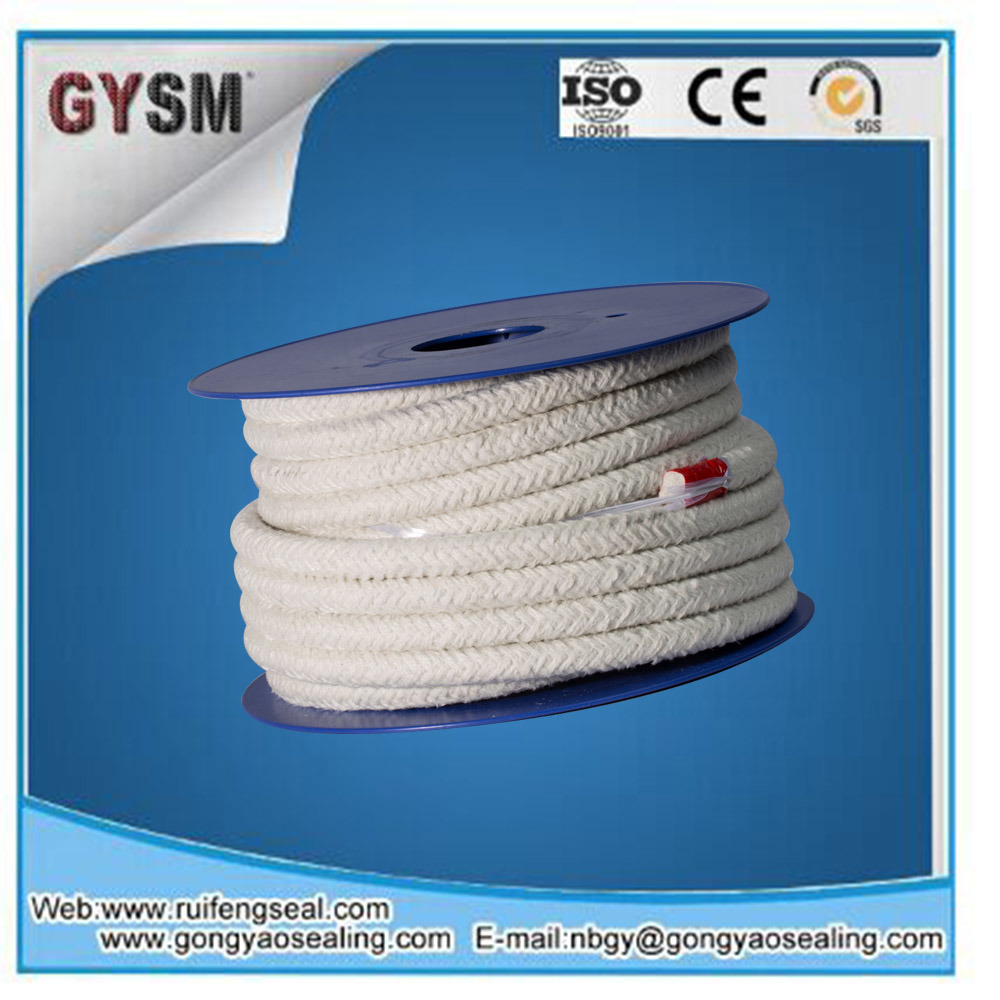 100% Virgin Braided Ceramic Fiber Round Rope /Square Rope