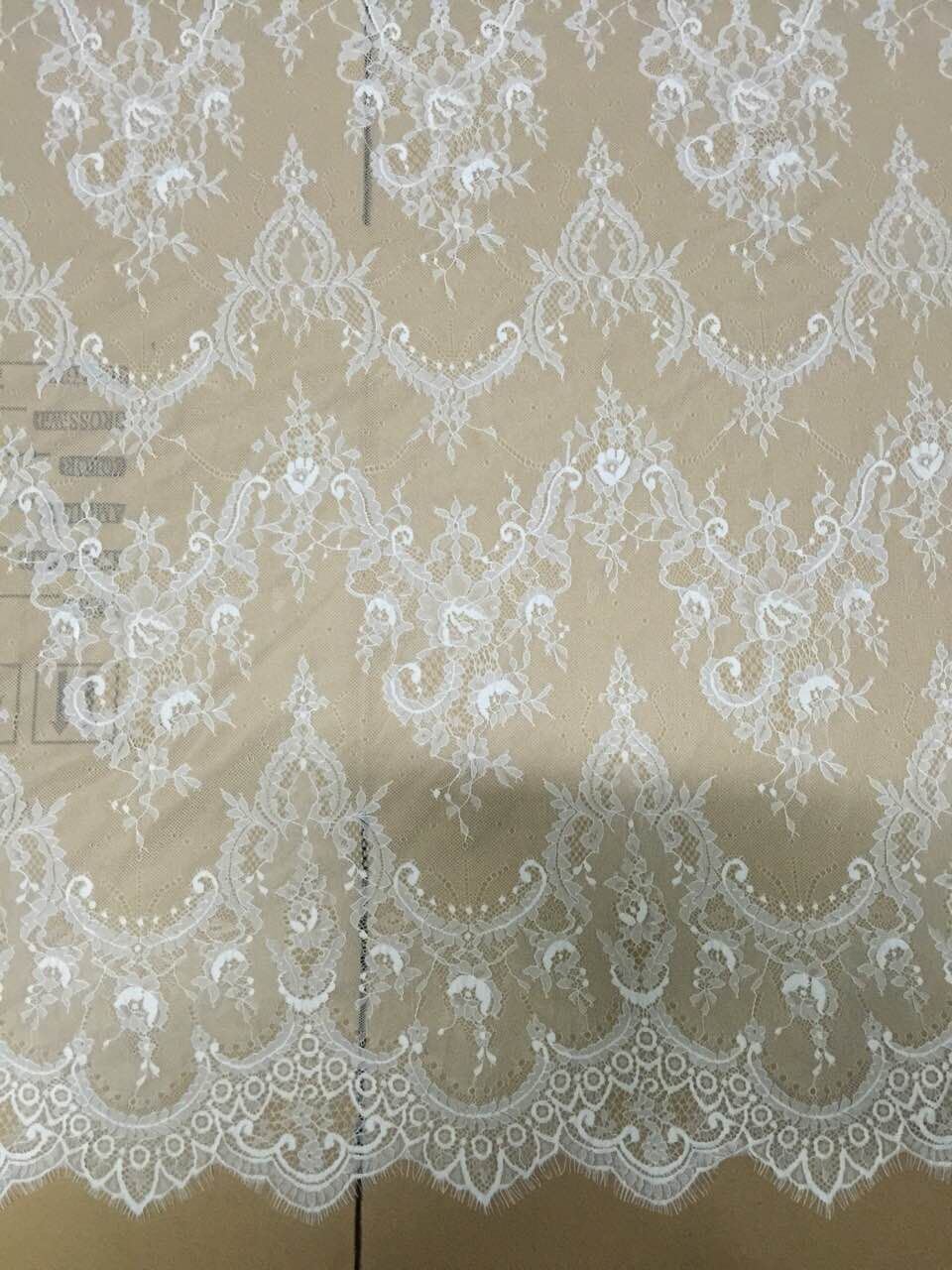 Factory Stock Nylon Fabric Lace for Wedding 20180821-1