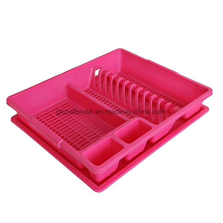 Kitchen Cleaning Food Grade Plastic Color Dish Drying Rack