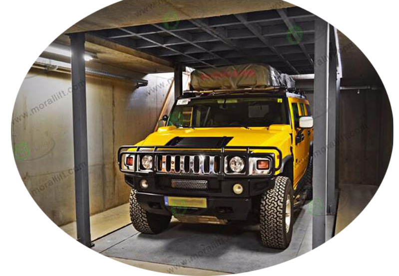 Scissor Type Car Double Deck Lift for Underground Garage
