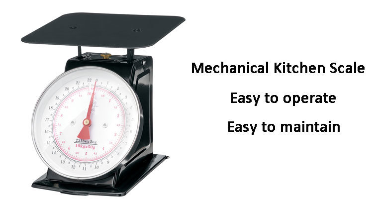 Mechanical Pointer Balance Spring Dial Kitchen Scale 5kg