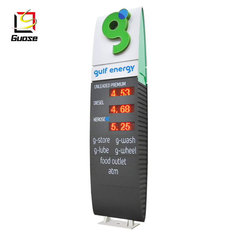 Outside Advertising Materials Building Advertising Billboard Motorcycle Gas Station Light Box