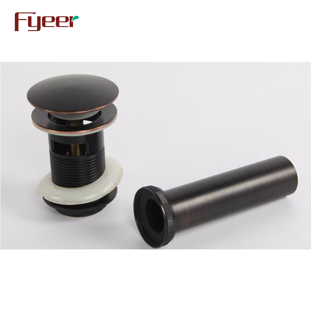 Fyeer Black Brass Pop up Drain